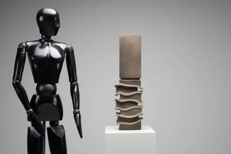 Pamono Hilbert Boxem, Abstract Sculpture, 1977, Stoneware> Abstraction|Sculpture