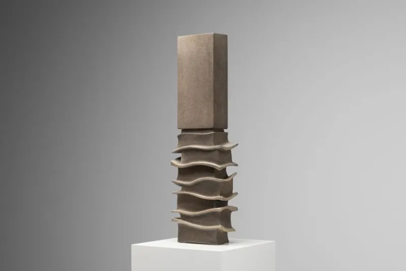 Pamono Hilbert Boxem, Abstract Sculpture, 1977, Stoneware> Abstraction|Sculpture