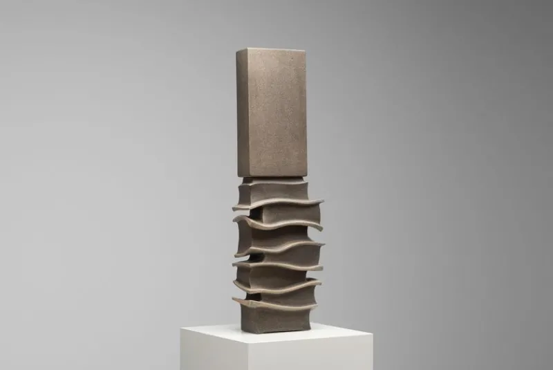 Pamono Hilbert Boxem, Abstract Sculpture, 1977, Stoneware> Abstraction|Sculpture