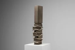 Pamono Hilbert Boxem, Abstract Sculpture, 1977, Stoneware><noscript><img width=