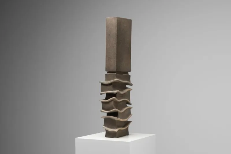 Pamono Hilbert Boxem, Abstract Sculpture, 1977, Stoneware> Abstraction|Sculpture