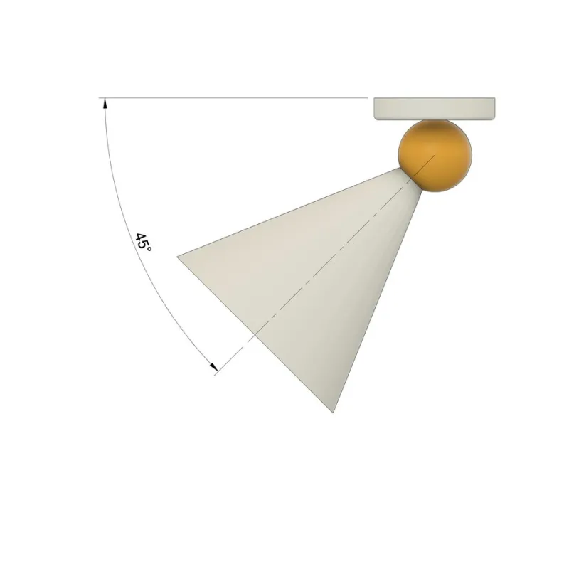 Sale Pamono HMV Cone-Shaped Wall Lamp by Wojtek Olech for Balance Lamp