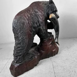 Discount Pamono Hokkaido Artist, Kibori Kuma Bear, Japan, 1960s, Wood