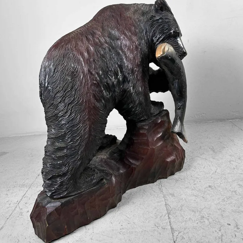 Discount Pamono Hokkaido Artist, Kibori Kuma Bear, Japan, 1960s, Wood