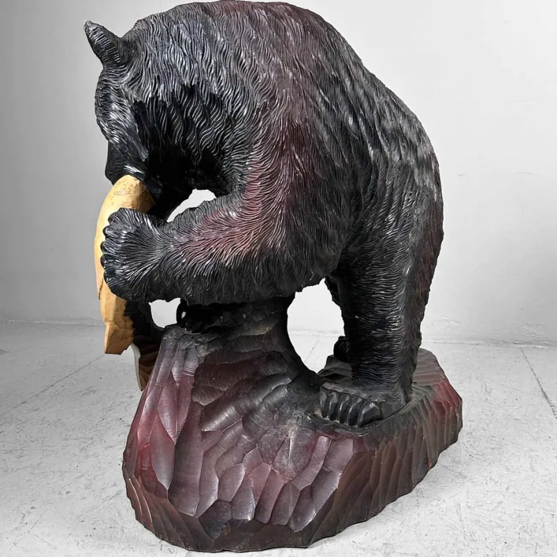 Discount Pamono Hokkaido Artist, Kibori Kuma Bear, Japan, 1960s, Wood
