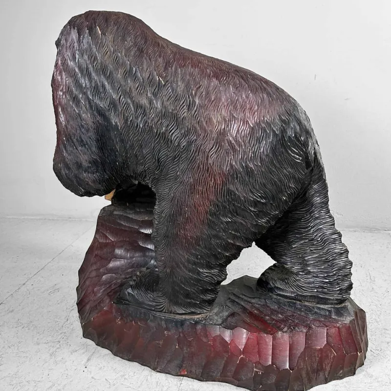 Discount Pamono Hokkaido Artist, Kibori Kuma Bear, Japan, 1960s, Wood