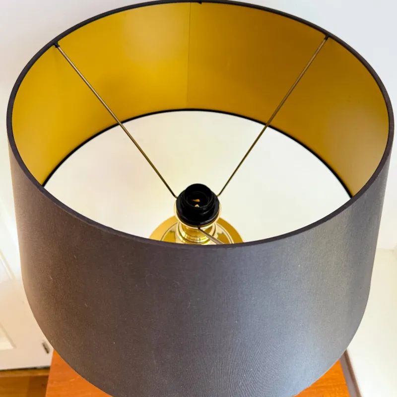 Pamono Hollywood Regency Brass Table Lamp from Krisna, 1970s> Table Lamps