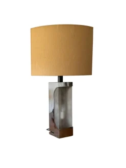 Pamono Hollywood Regency Chromed Table Lamp Base from Luci, Milan, Italy, 1970s> Table Lamps