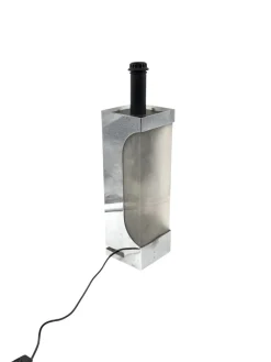 Pamono Hollywood Regency Chromed Table Lamp Base from Luci, Milan, Italy, 1970s><noscript><img width=