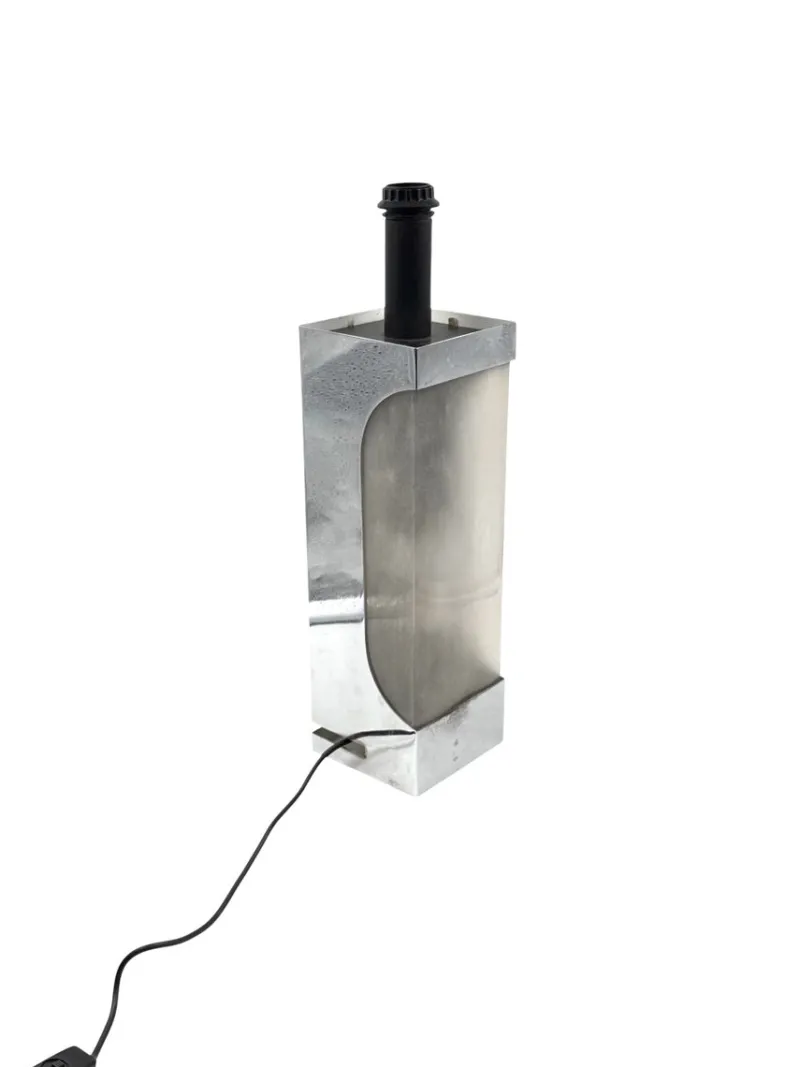 Pamono Hollywood Regency Chromed Table Lamp Base from Luci, Milan, Italy, 1970s> Table Lamps