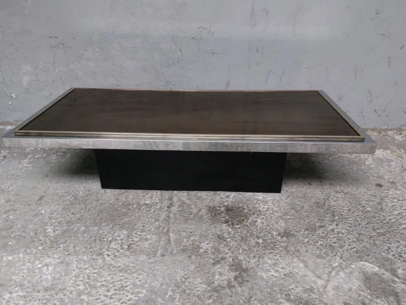 Pamono Hollywood Regency Coffee Table by Roger Vanhevel> Coffee & Side Tables