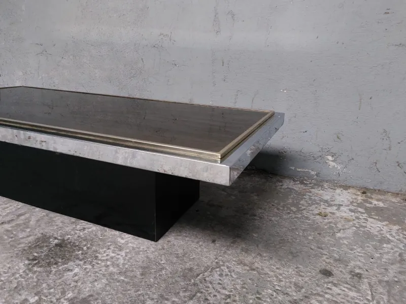 Pamono Hollywood Regency Coffee Table by Roger Vanhevel> Coffee & Side Tables