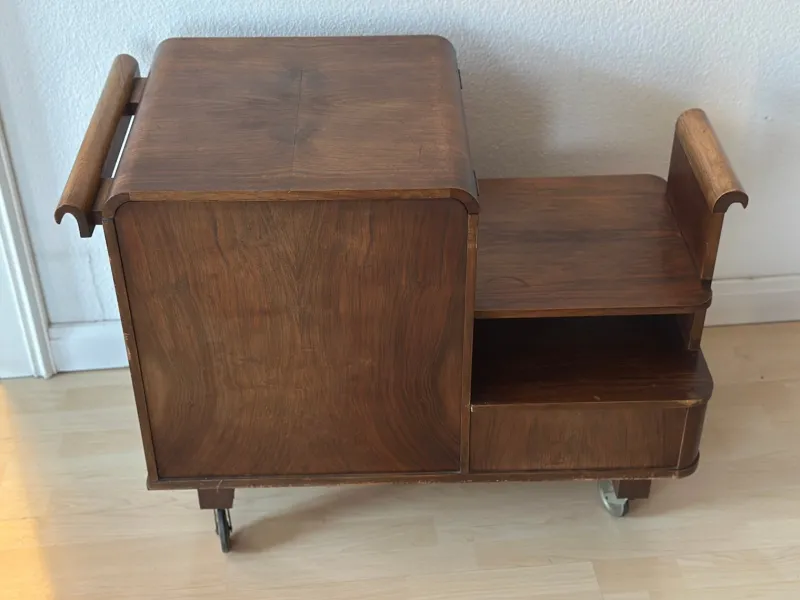 Pamono Home Bar Cart, 1950s> Serving Bar Carts & Trolleys