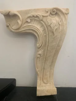 Online Pamono Honey Onyx Fireplace, Belgium, 1940s