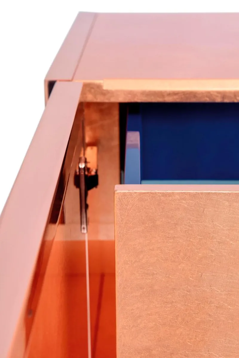 Pamono Honeycomb Blue Sideboard by Royal Stranger> Storage