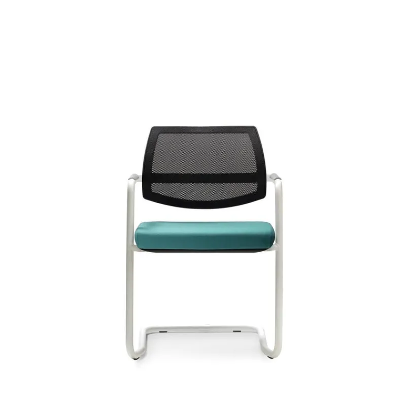 Online Pamono Host Net Chair in Chromed Metal and Mesh by Quinti Sedute