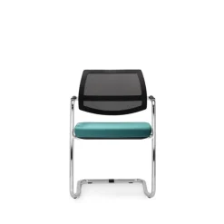 Outlet Pamono Host Visitor Chair in Chromed Metal by Quinti Sedute