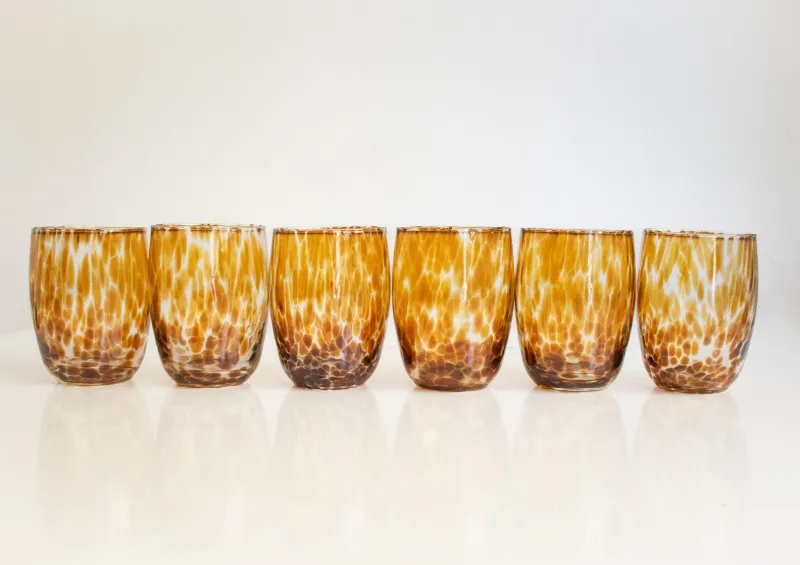 Pamono Hot Chocolate Murano Glasses by Mariana Iskra, Set of 6> Tabletop