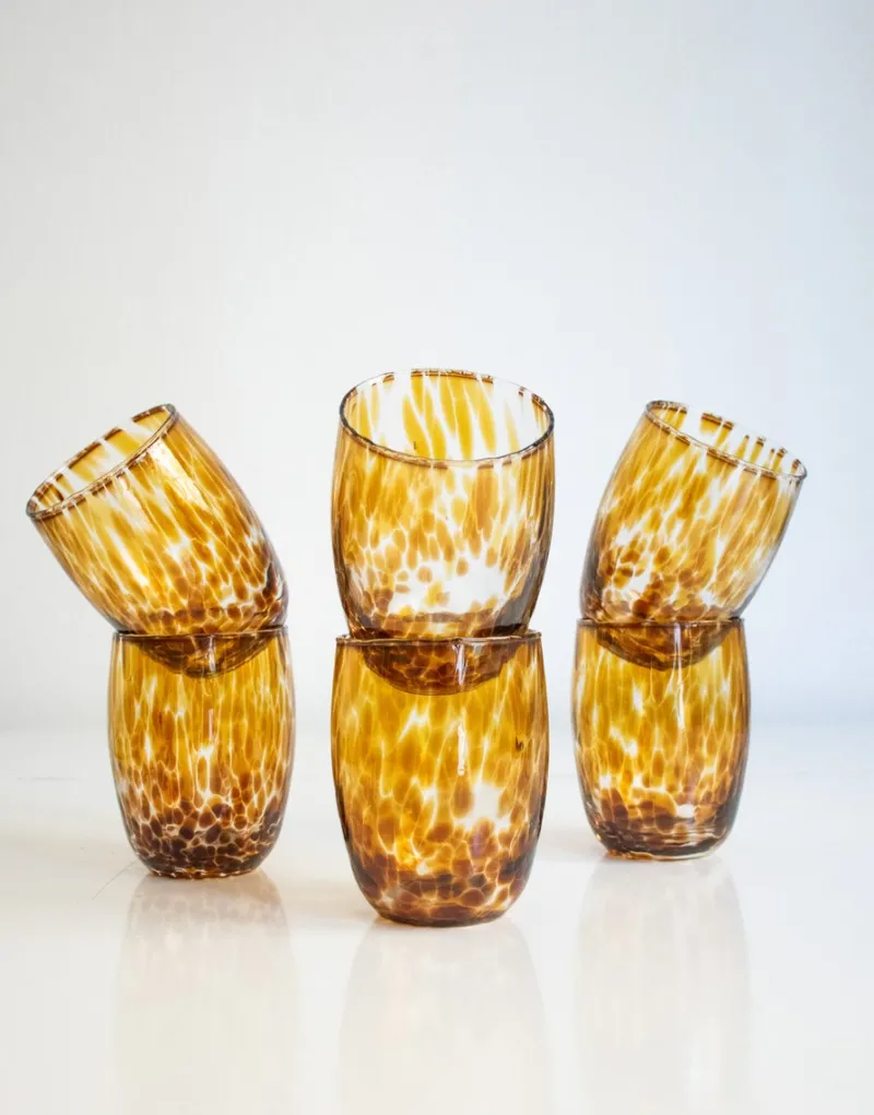 Pamono Hot Chocolate Murano Glasses by Mariana Iskra, Set of 6> Tabletop
