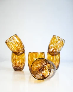 Pamono Hot Chocolate Murano Glasses by Mariana Iskra, Set of 6><noscript><img width=