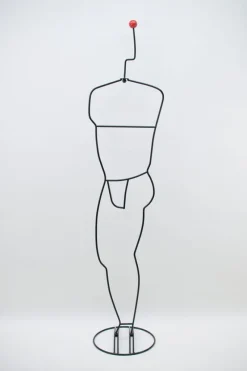 Pamono Häpen Steel Wire Valet Stand by Ehlén Johnsson for Ikea, 1988> Racks, Hooks & Valets