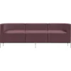 New Pamono Hub Three-Seater Sofa in Stainless Steel by Quinti Sedute
