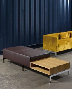 New Pamono Hub Three-Seater Sofa in Stainless Steel by Quinti Sedute