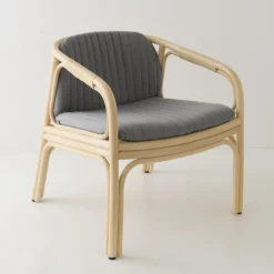 Hot Pamono Hublot Rattan Armchair in Mood Grey by Guillaume Delvigne