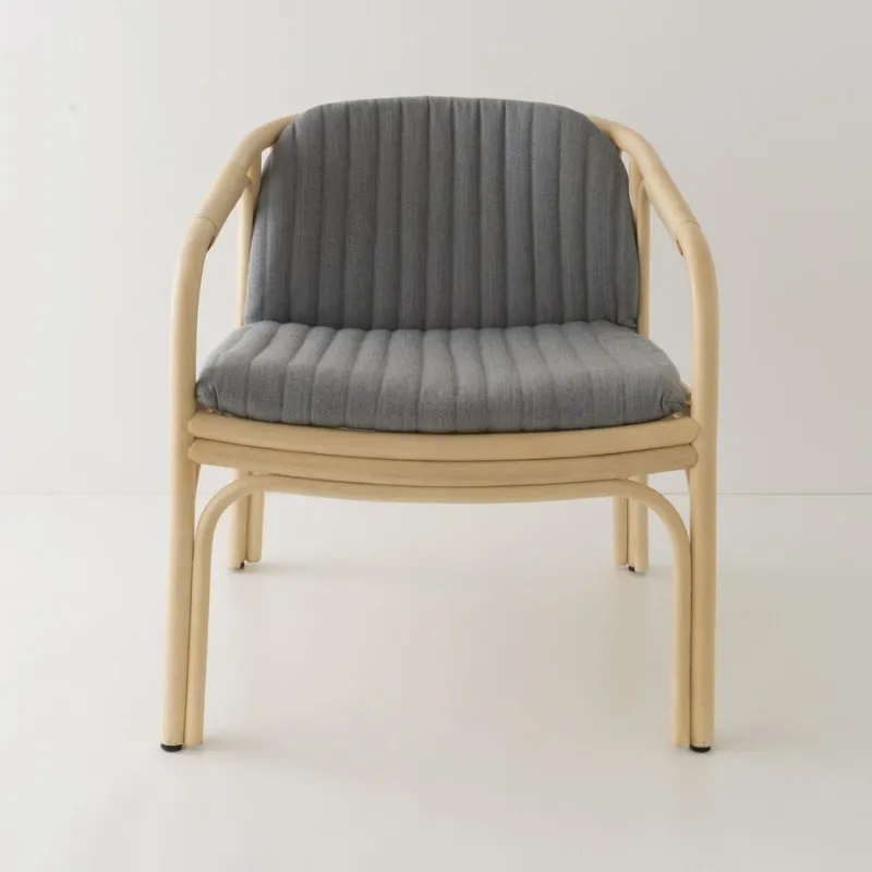 Hot Pamono Hublot Rattan Armchair in Mood Grey by Guillaume Delvigne
