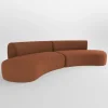 Pamono Hug Modular Sofa in Boucle Orange by Ferrianisbolgi, Set of 2> Seating