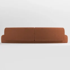 Pamono Hug Modular Sofa in Boucle Orange by Ferrianisbolgi, Set of 2><noscript><img width=