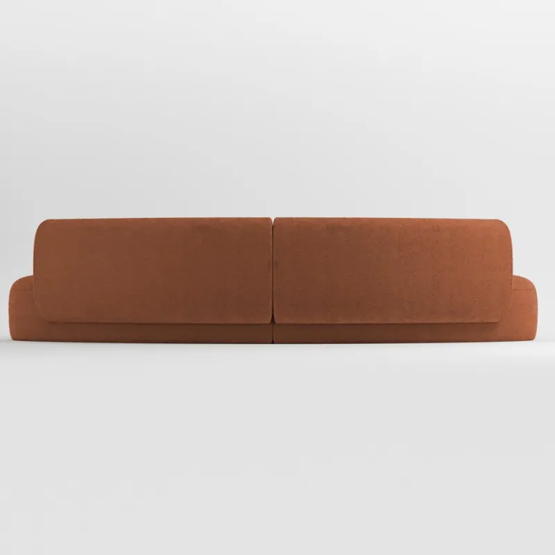 Pamono Hug Modular Sofa in Boucle Orange by Ferrianisbolgi, Set of 2> Seating