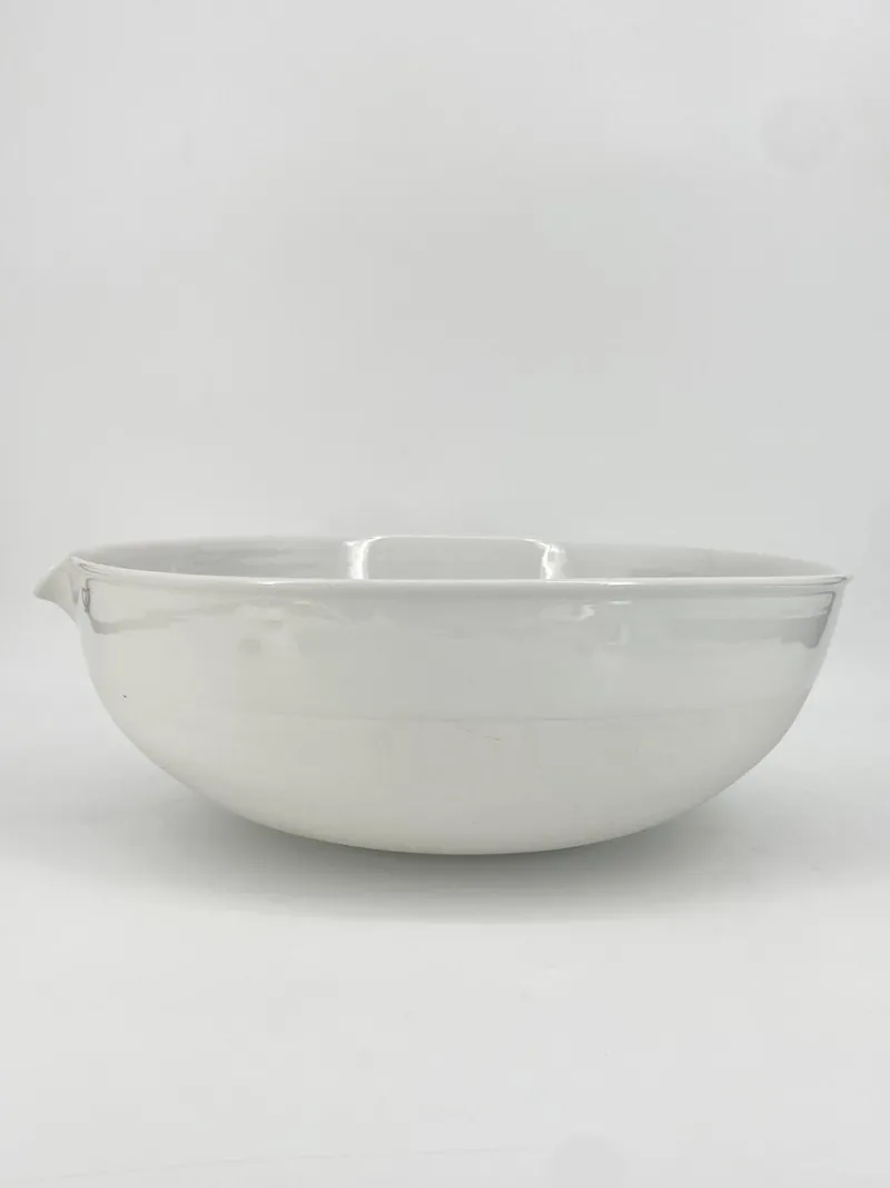 Pamono Huge Porcelain Laboratory Basin from Haldenwanger Berlin, Germany, 1950s> Bowls