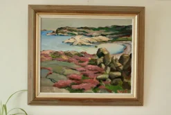 Sale Pamono Hugo Olsson, Grundsund, Mid-20th Century, Oil on Canvas, Framed