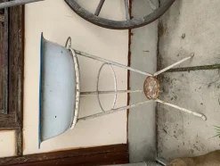 Pamono Hungarian Iron Wash Stand or Garden Planter, 1940s, Set of 2><noscript><img width=
