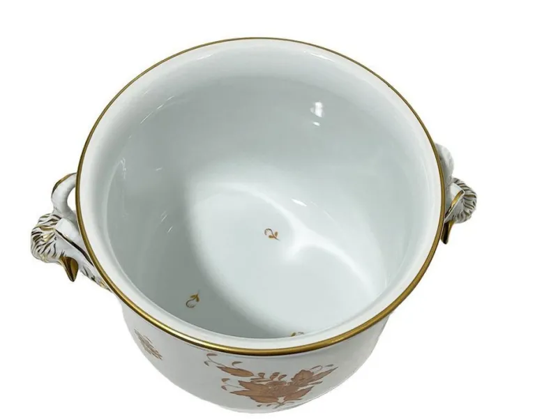 Pamono Hungarian Porcelain Cachepot from Herend, 1960s> Garden Accessories