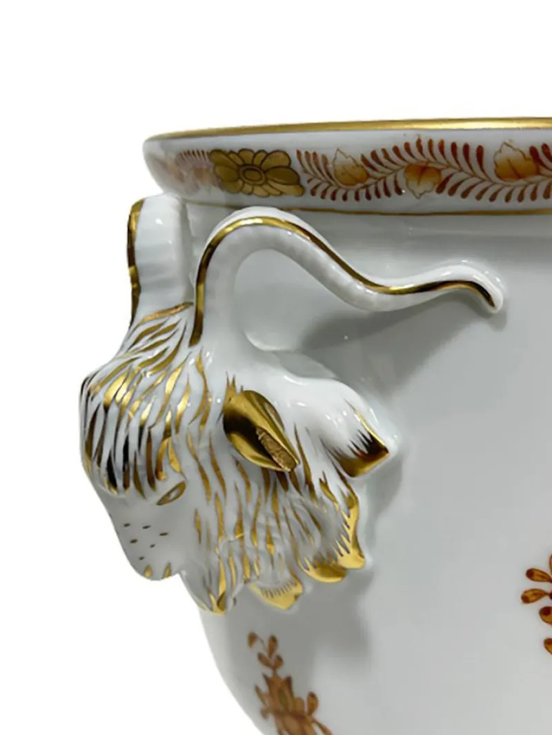 Pamono Hungarian Porcelain Cachepot from Herend, 1960s> Garden Accessories