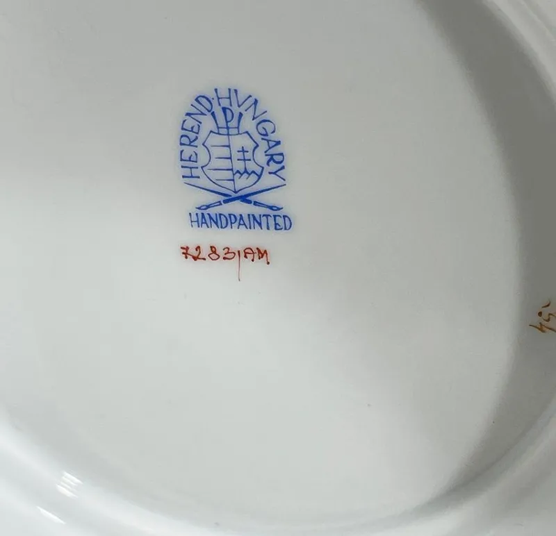 Pamono Hungarian Porcelain Cachepot from Herend, 1960s> Garden Accessories