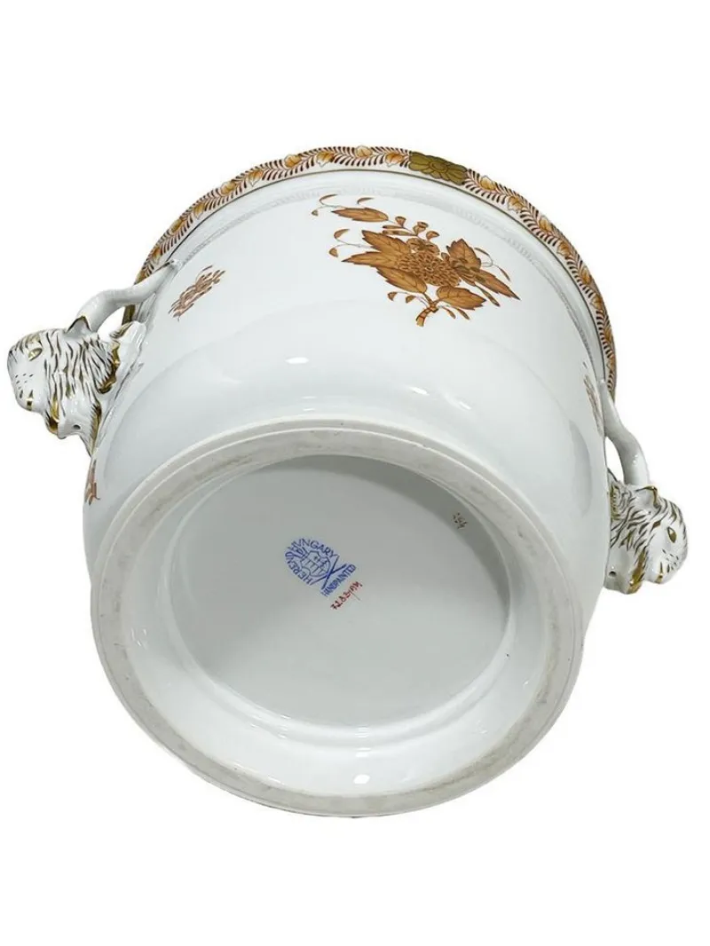 Pamono Hungarian Porcelain Cachepot from Herend, 1960s> Garden Accessories