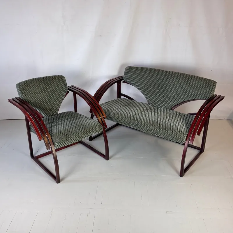 Pamono Hungarian Postmodern Living Room Set, 1970s, Set of 4> Living Room Sets