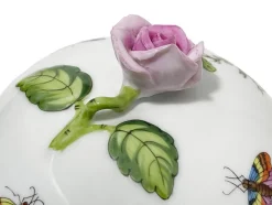 Best Pamono Hungarian Rothschild Porcelain Set fromm Herend, Set of 3