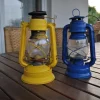 Discount Pamono Hungarian Yellow and Blue Oil Lamps, 1960s, Set of 2