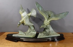 Pamono I. Rochard, Art Deco Les Mouettes, 1940, Regula> Art Deco