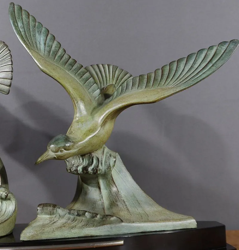 Pamono I. Rochard, Art Deco Les Mouettes, 1940, Regula> Art Deco