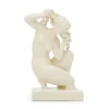 Best Pamono Icaro Rodi, Venus of Rhodes Sculpture, White Enamel Ceramic, 1930s