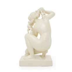 Best Pamono Icaro Rodi, Venus of Rhodes Sculpture, White Enamel Ceramic, 1930s