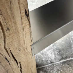 Pamono Ice Beech Wood and Stainless Steel Sideboard by Case Studios><noscript><img width=