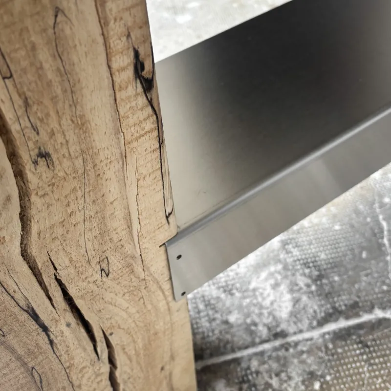 Pamono Ice Beech Wood and Stainless Steel Sideboard by Case Studios> Storage