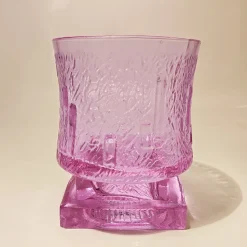 Pamono Ice Bucket and 6 Glasses in Murano Glass Alexandrite, Italy, 1960s, Set of 7><noscript><img width=