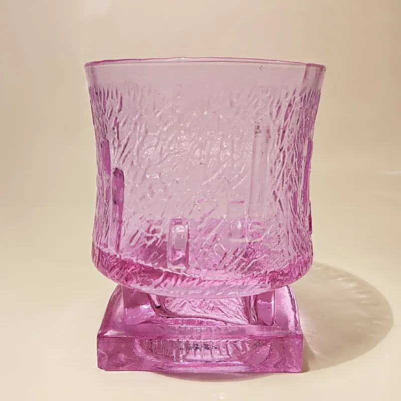 Pamono Ice Bucket and 6 Glasses in Murano Glass Alexandrite, Italy, 1960s, Set of 7> Ice Buckets & Wine Coolers
